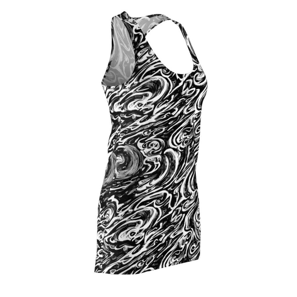 Blackwater Frenzy on Racerback Dress — Front Side