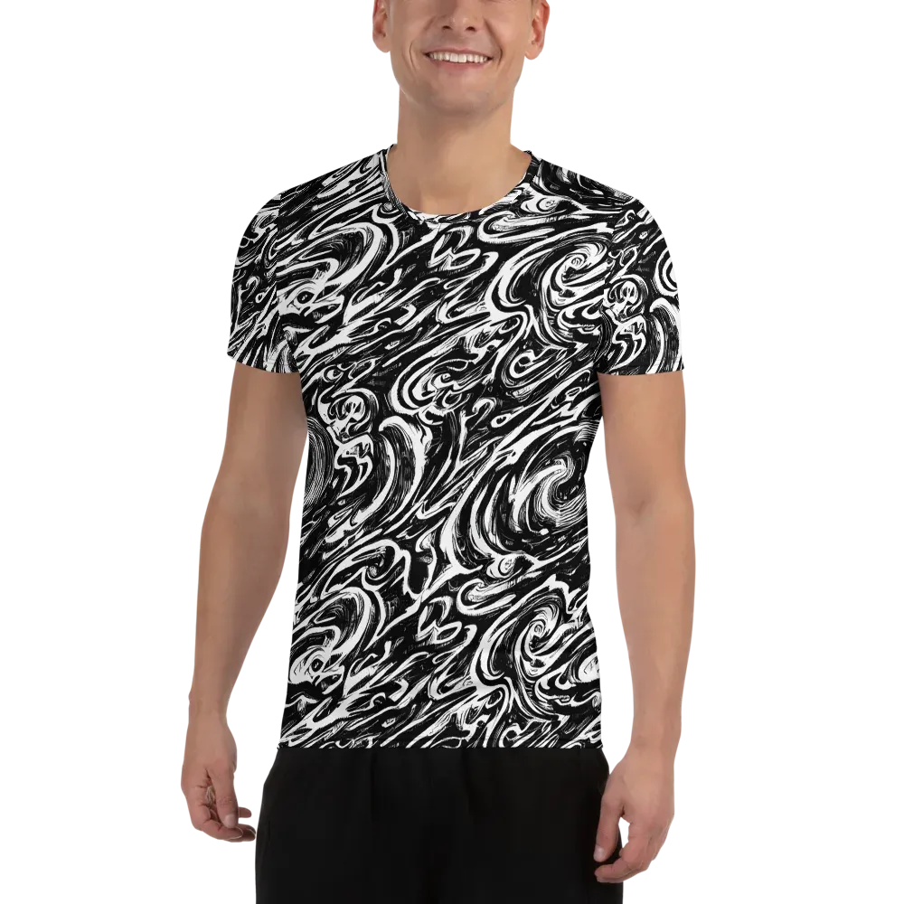 Blackwater Frenzy on Men's Athletic T-Shirt — Front