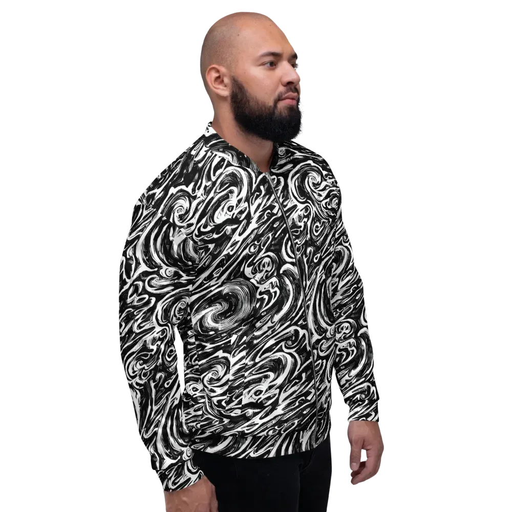 Blackwater Frenzy on Bomber Jacket — Right