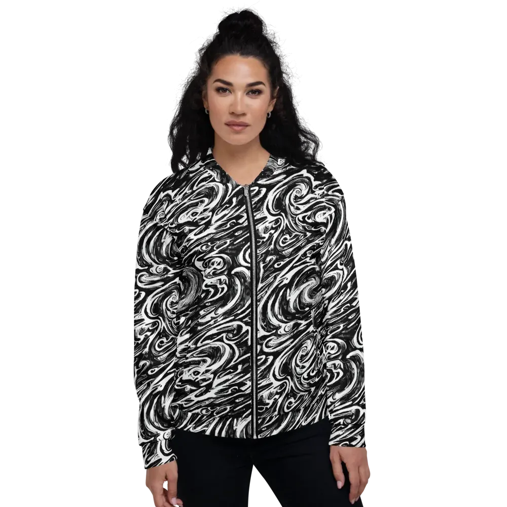 Blackwater Frenzy on Bomber Jacket — Front
