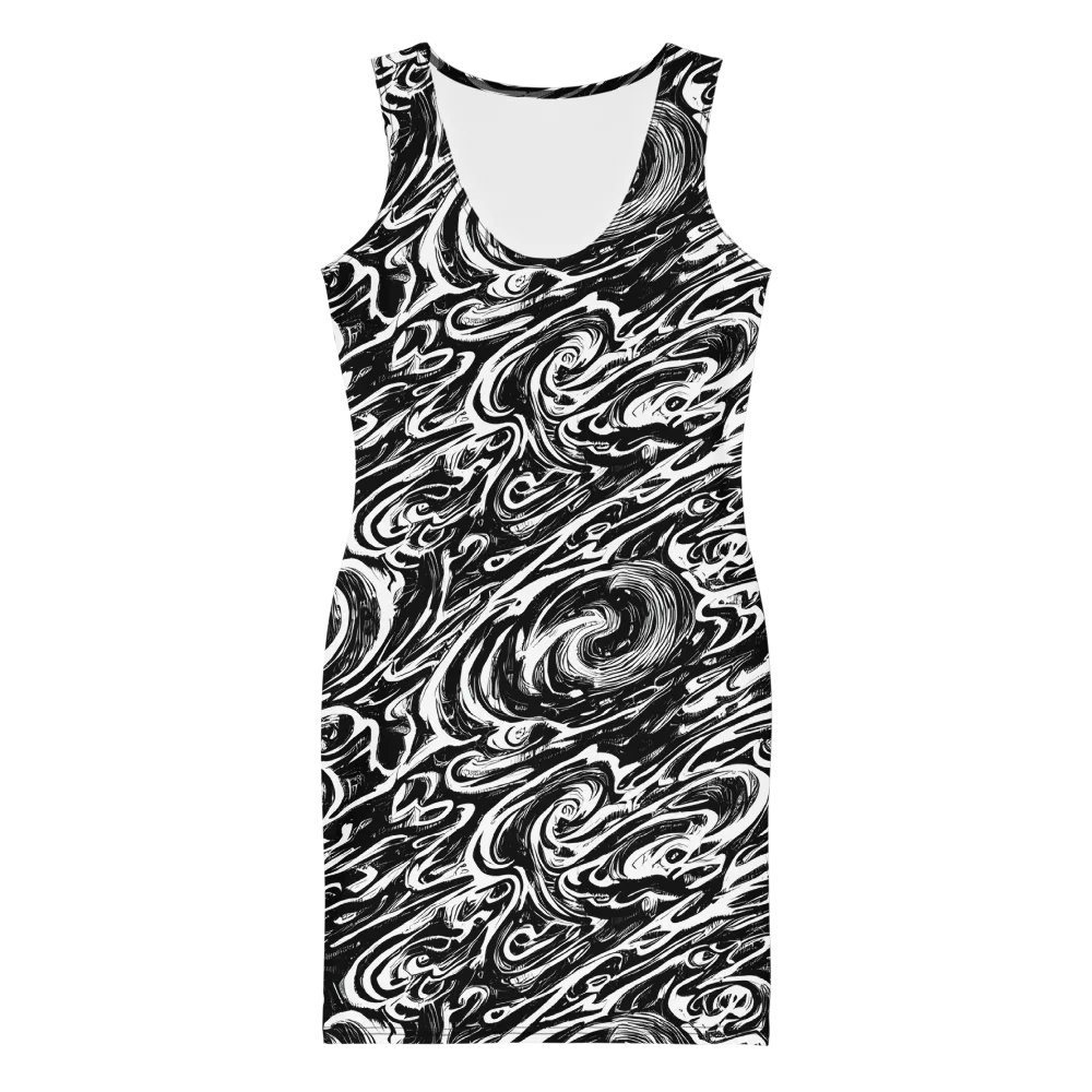 Blackwater Frenzy on Bodycon Dress — Front