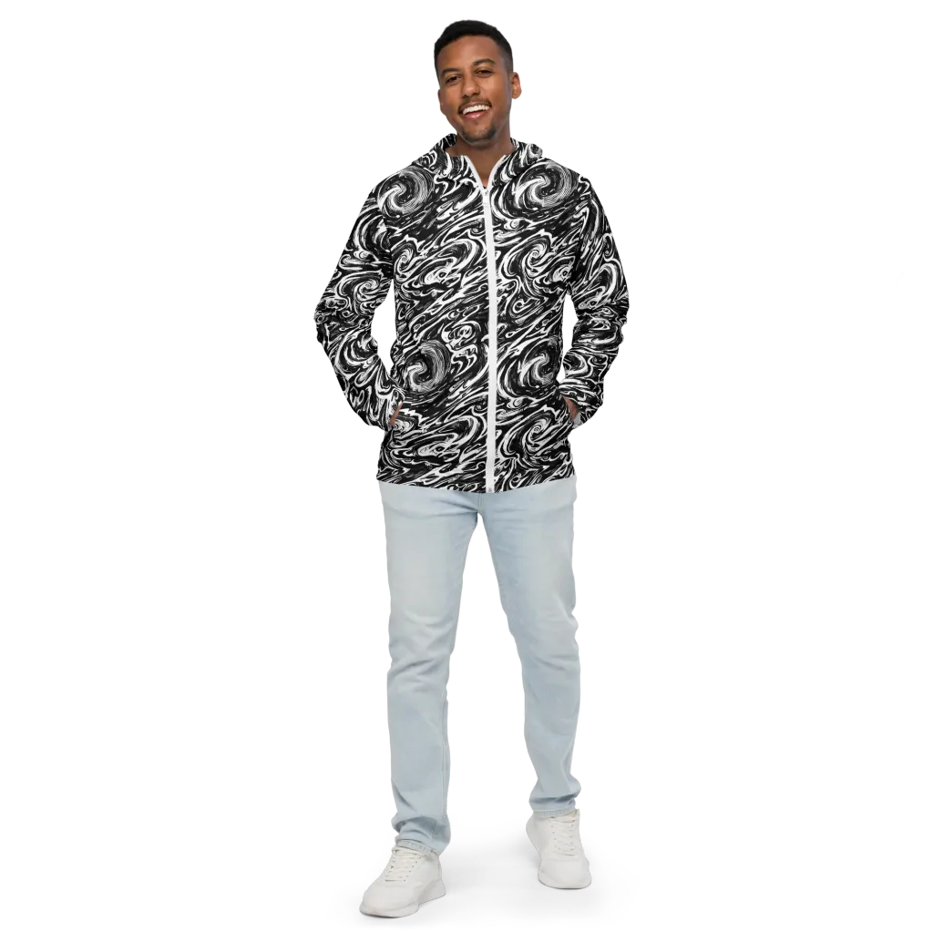 Blackwater Frenzy on Men's Windbreaker — Front