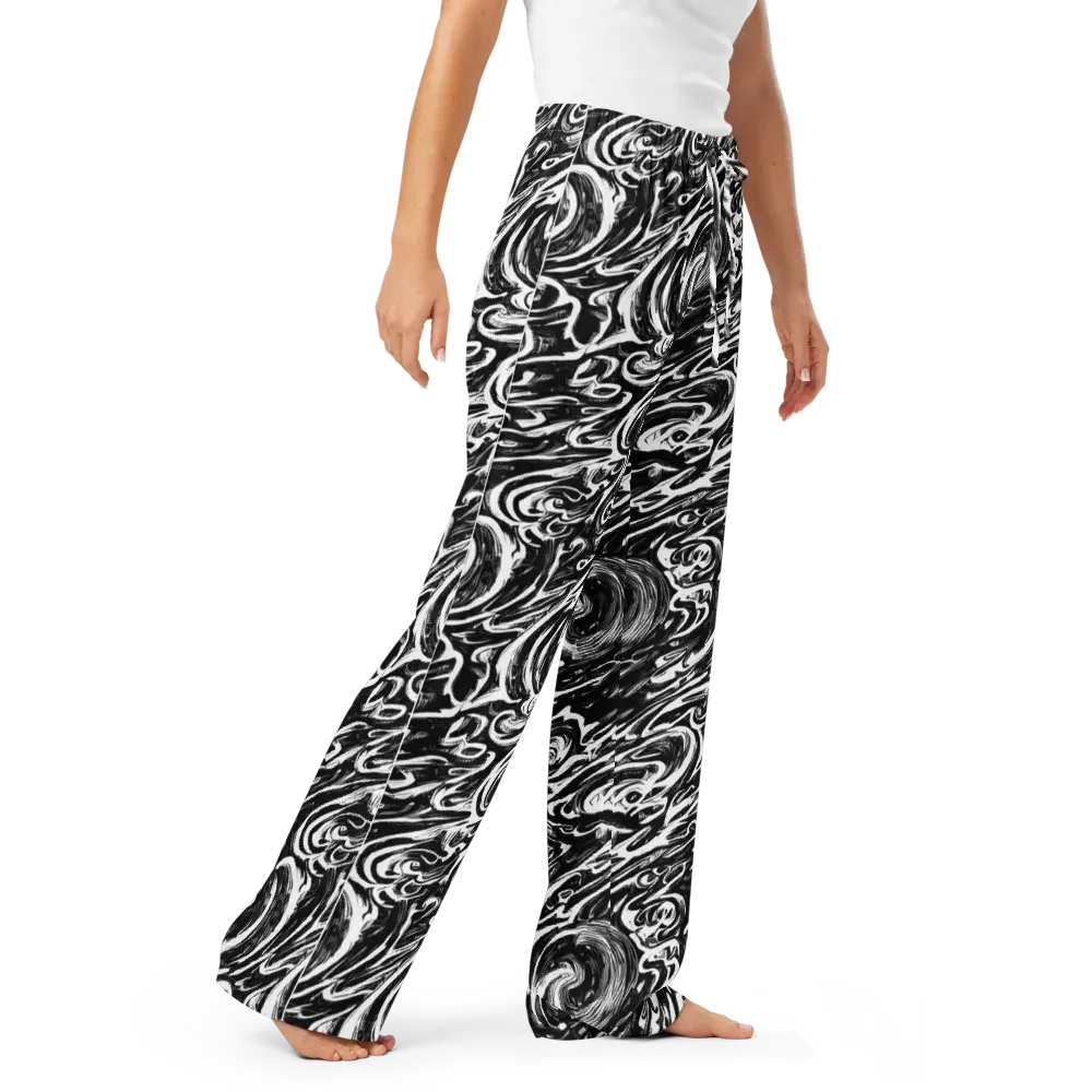 Blackwater Frenzy on Women's Pajama Pants — Right Front