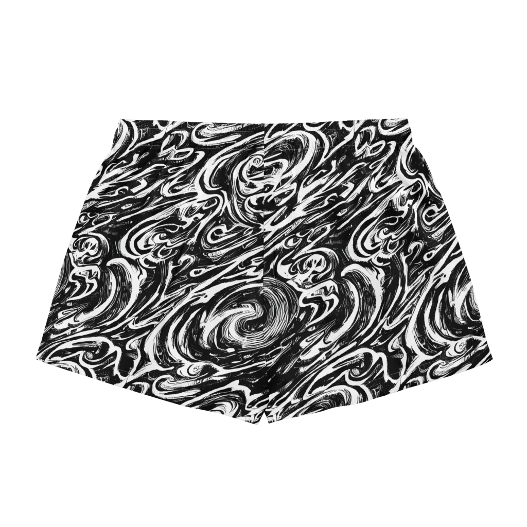 Blackwater Frenzy on Women's Pajama Shorts — Back