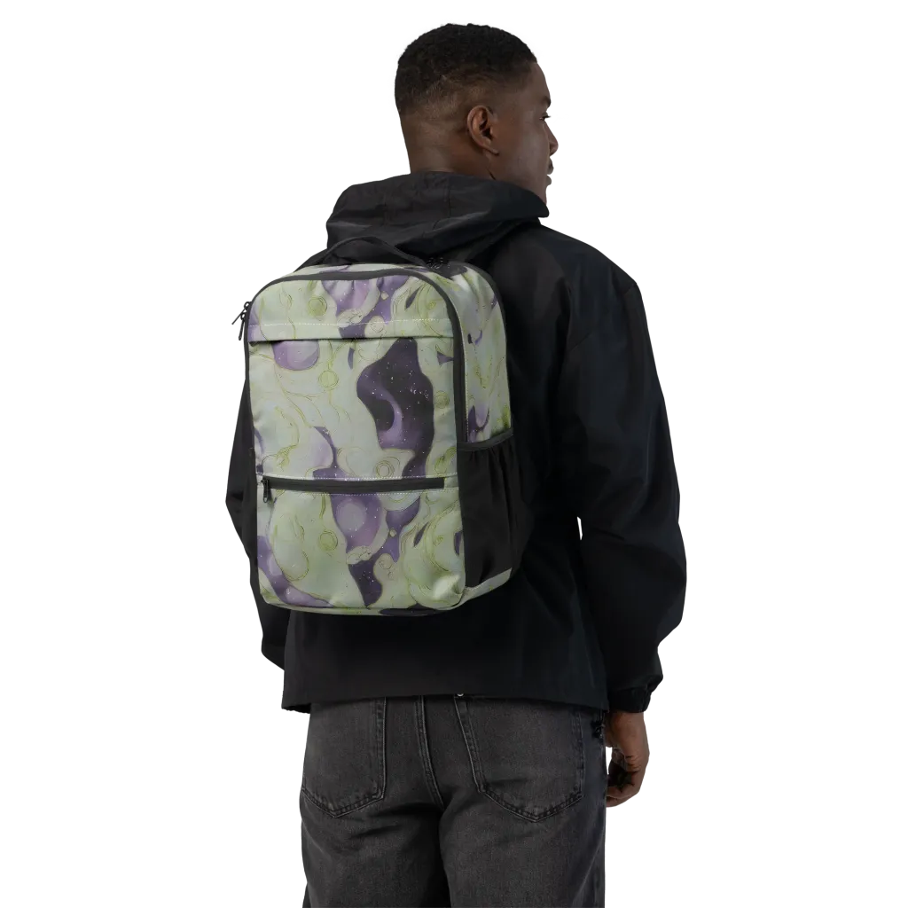 Sage Galaxy on Utility Backpack — Back