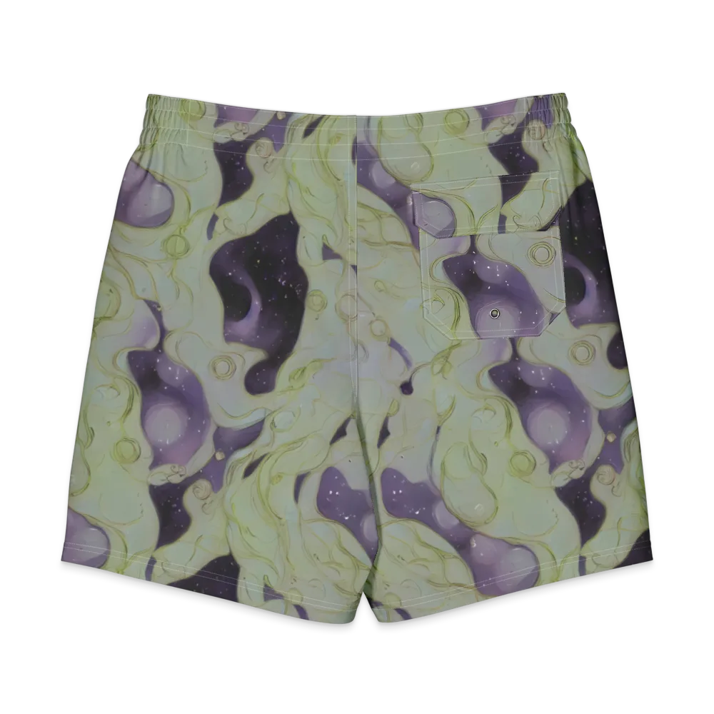 Sage Galaxy on Men's Board Shorts — Back