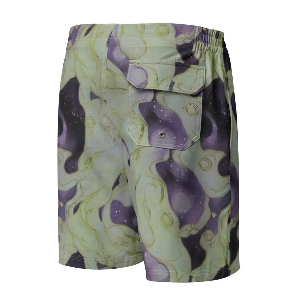 Sage Galaxy on Men's Board Shorts — Back