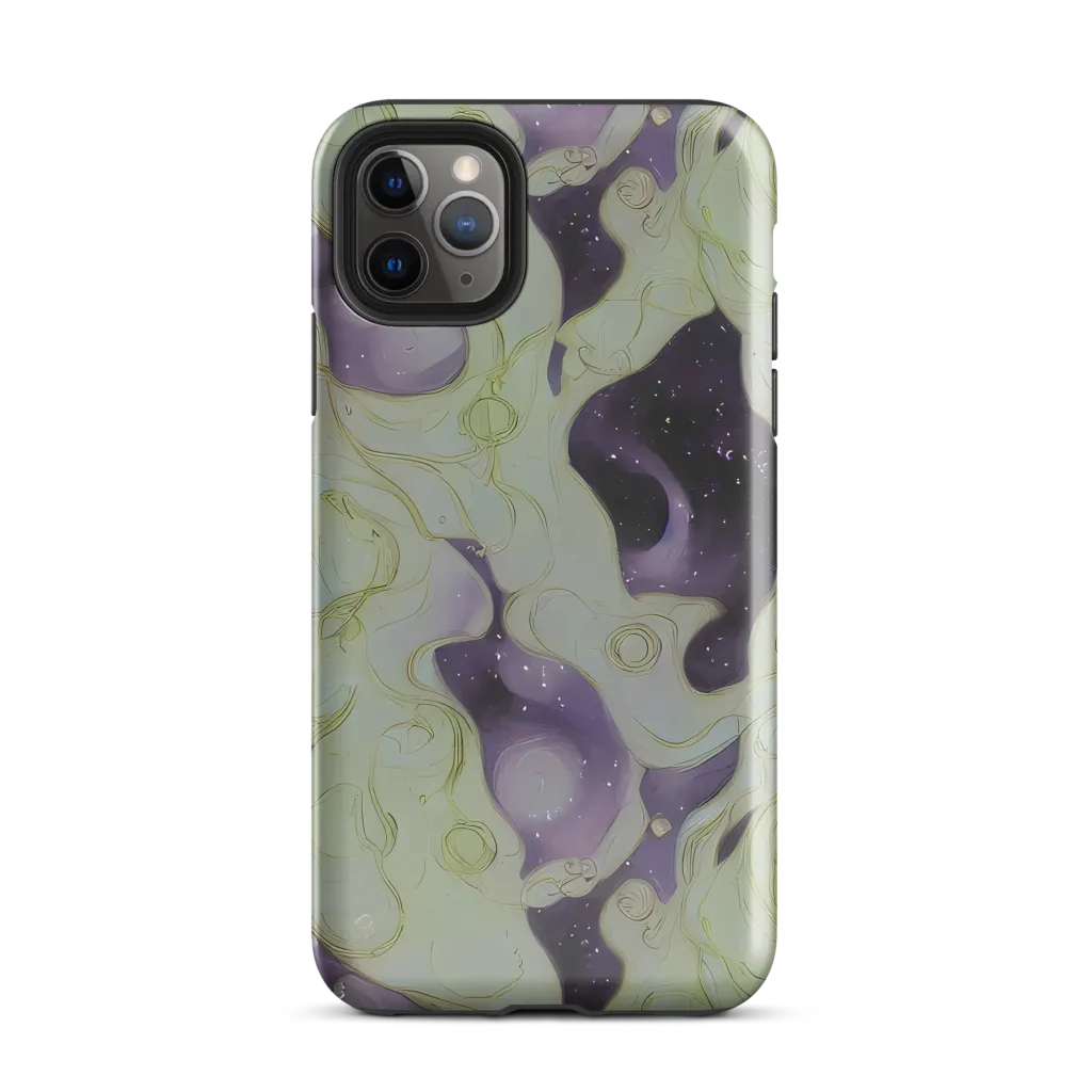 Sage Galaxy on Tough Case for iPhone® — Front