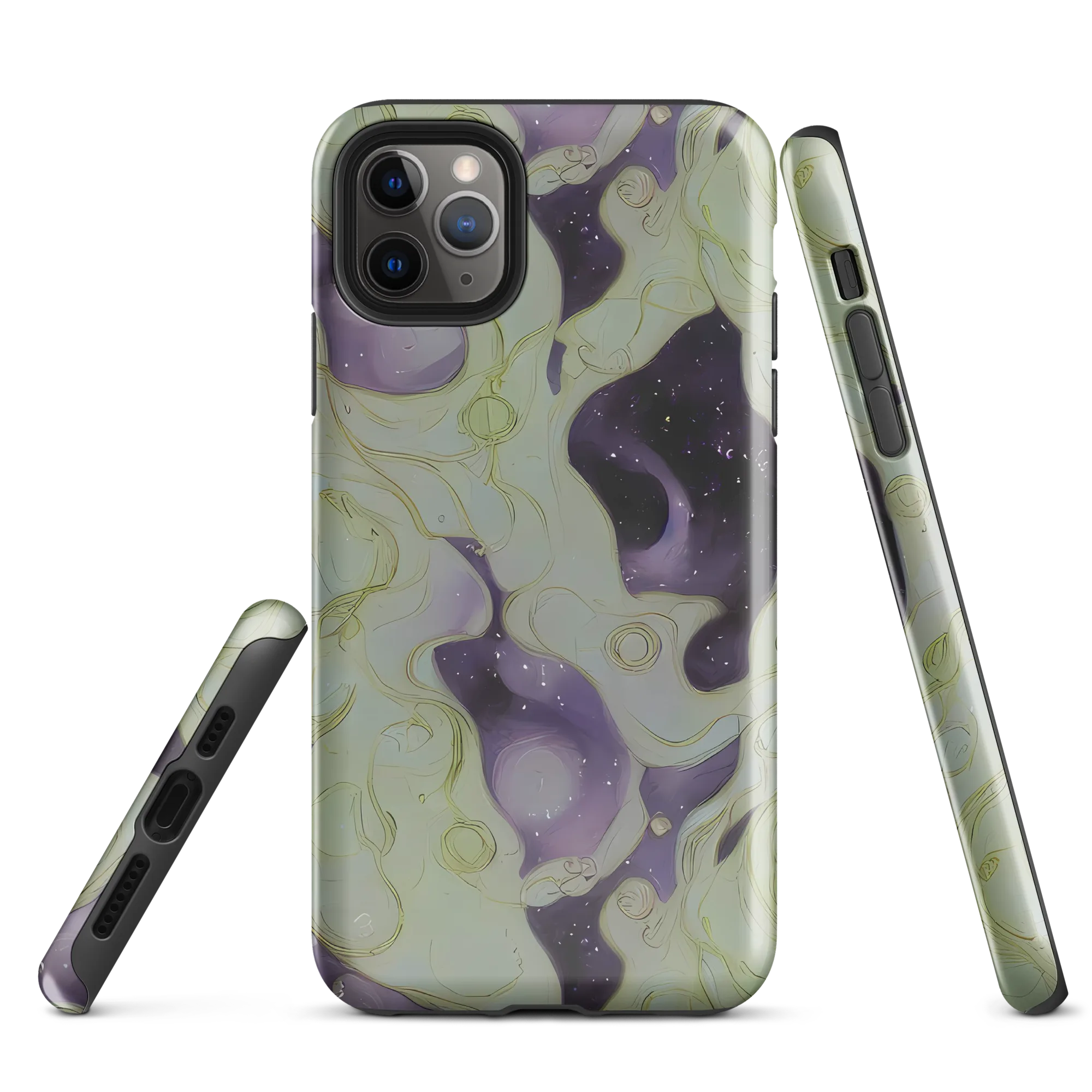 Sage Galaxy on Tough Case for iPhone® — Front