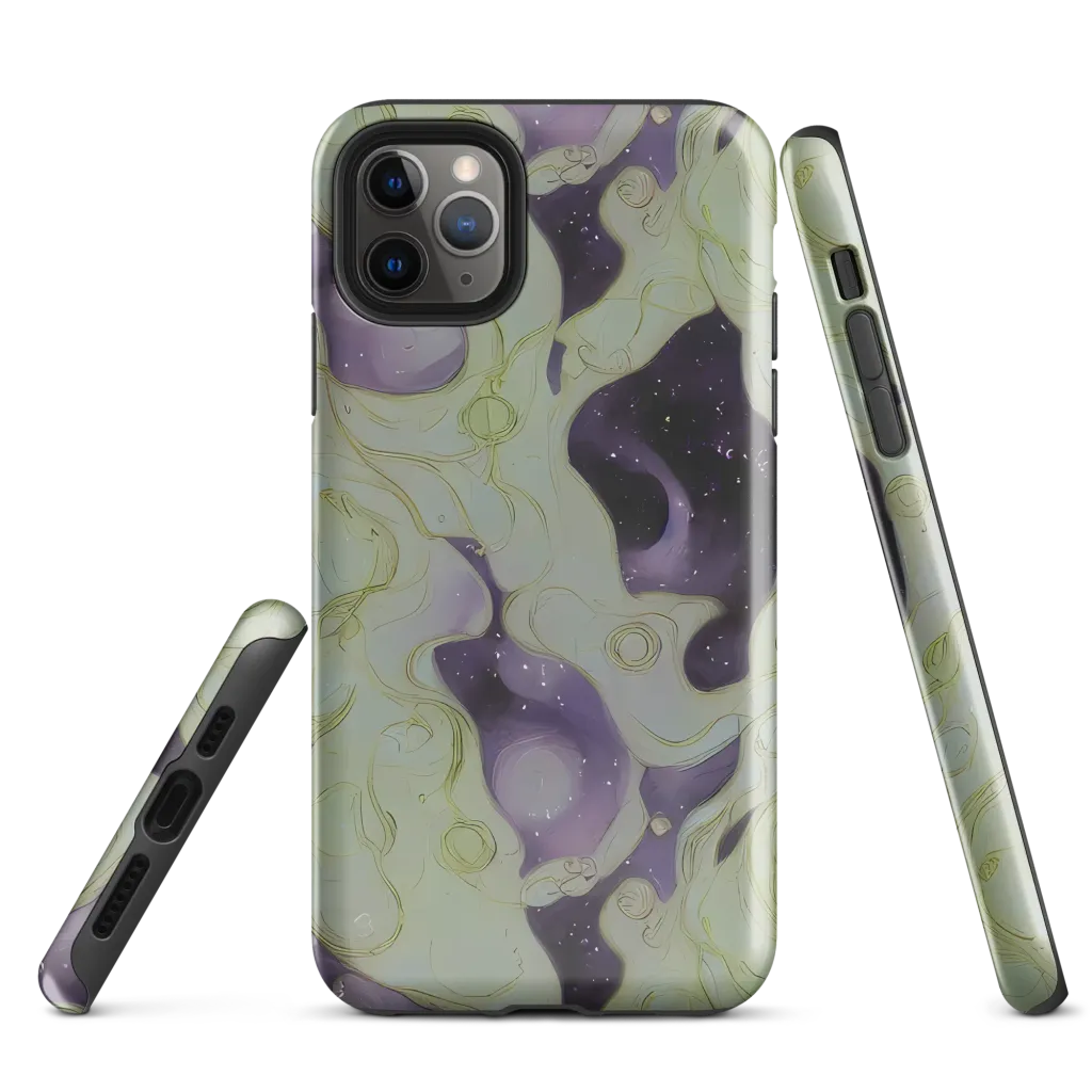 Sage Galaxy on Tough Case for iPhone® — Front