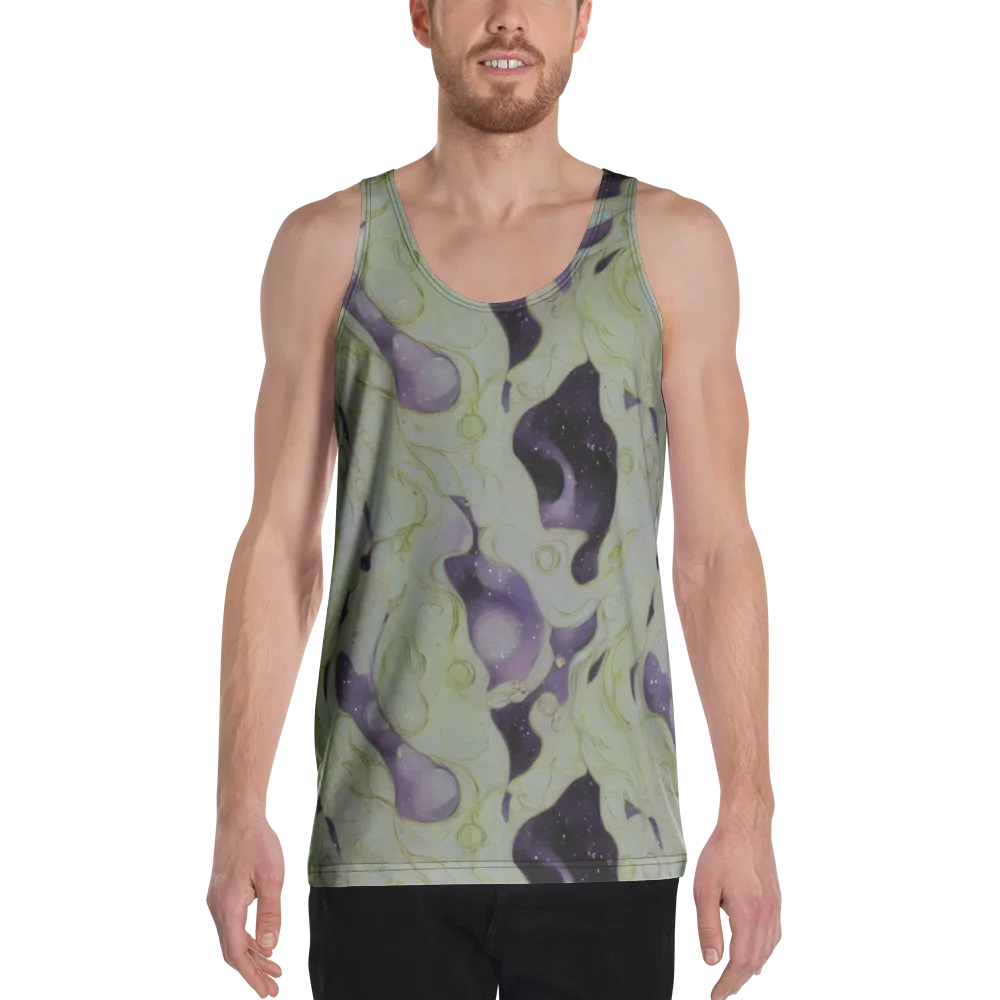 Sage Galaxy on Men's Tank Top — Front