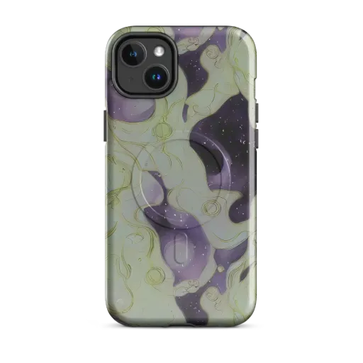 Sage Galaxy on a MagSafe Tough Case for iPhone®