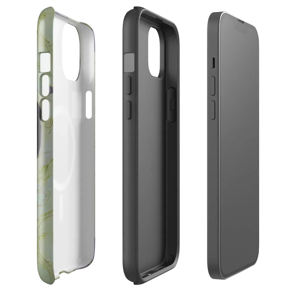 Sage Galaxy on MagSafe Tough Case for iPhone® — Front