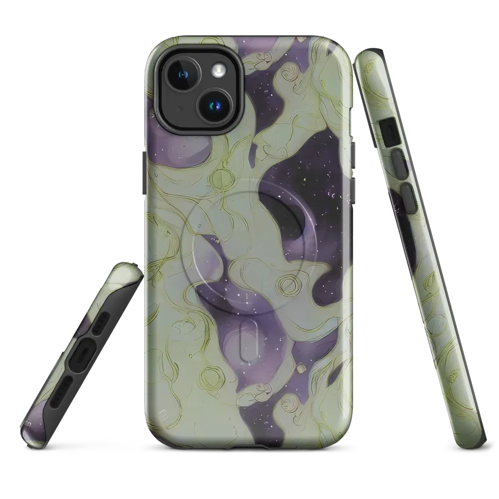 Sage Galaxy on MagSafe Tough Case for iPhone® — Front