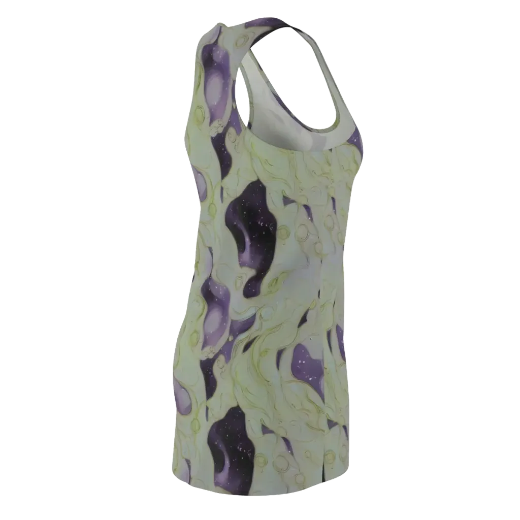 Sage Galaxy on Racerback Dress — Back Side