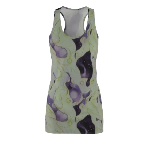 Sage Galaxy on a Racerback Dress