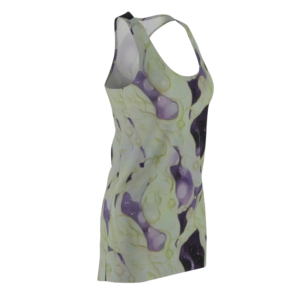 Sage Galaxy on Racerback Dress — Front Side