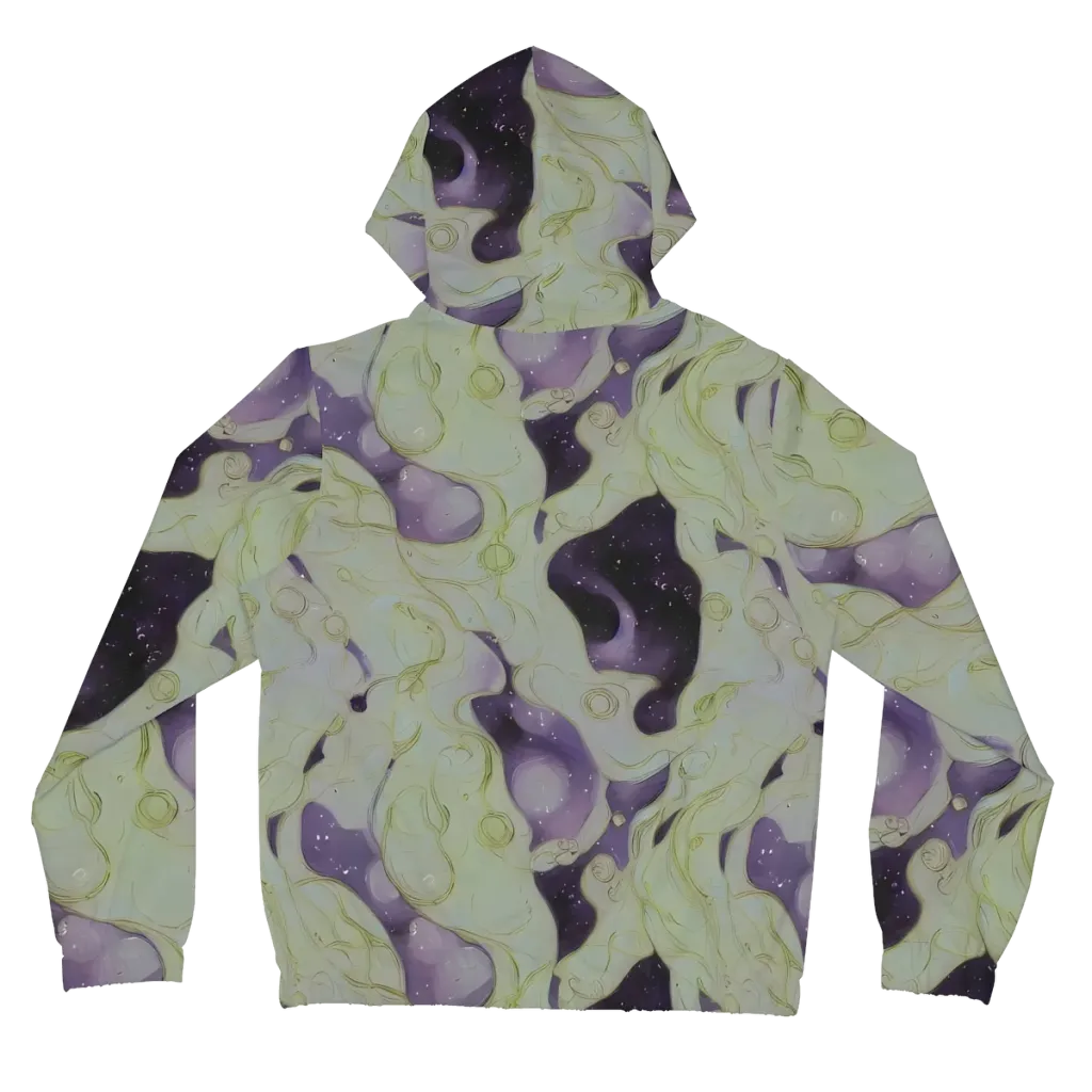 Sage Galaxy on Women's Full-Zip Hoodie — Back
