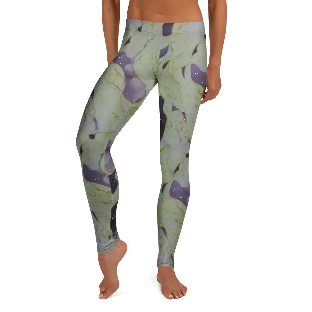 Sage Galaxy on Leggings — Front