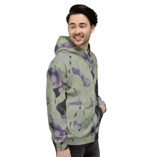 Sage Galaxy on a Hoodie