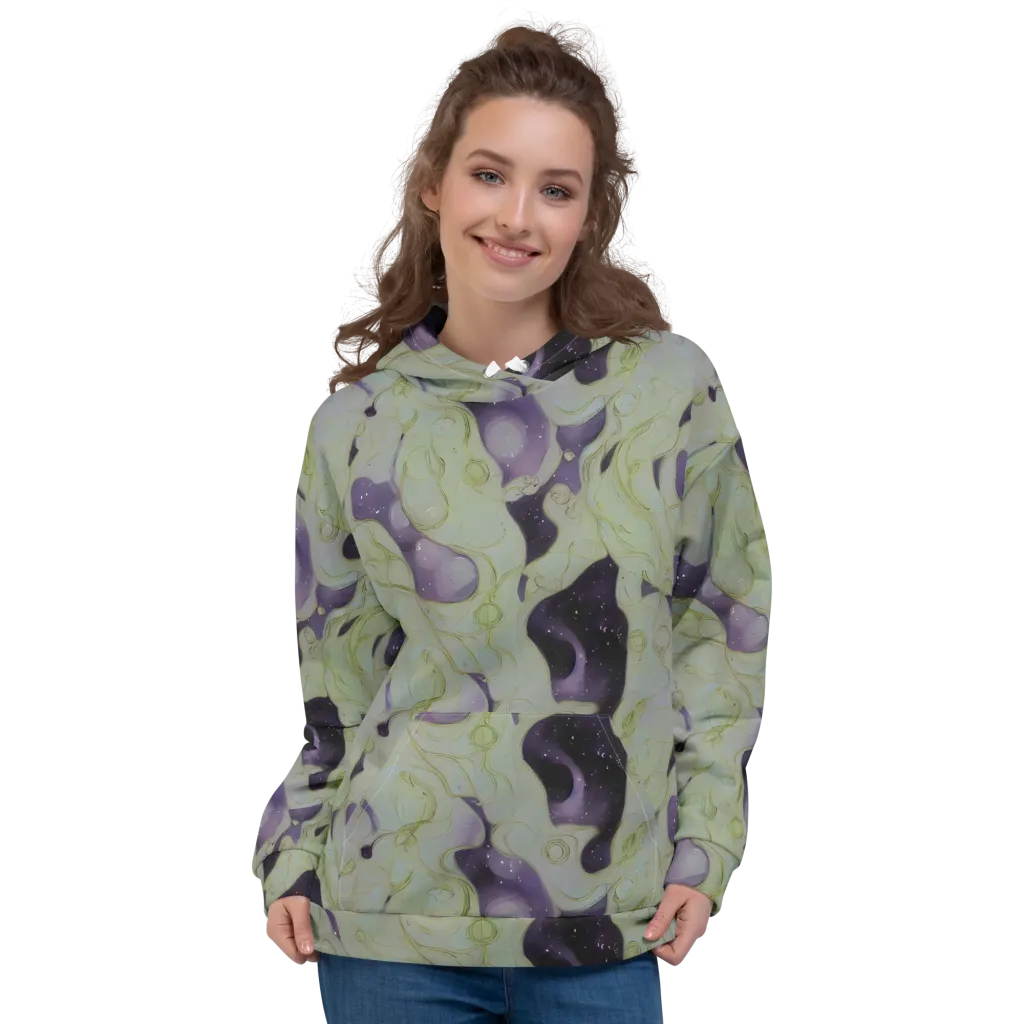 Sage Galaxy on Hoodie — Front