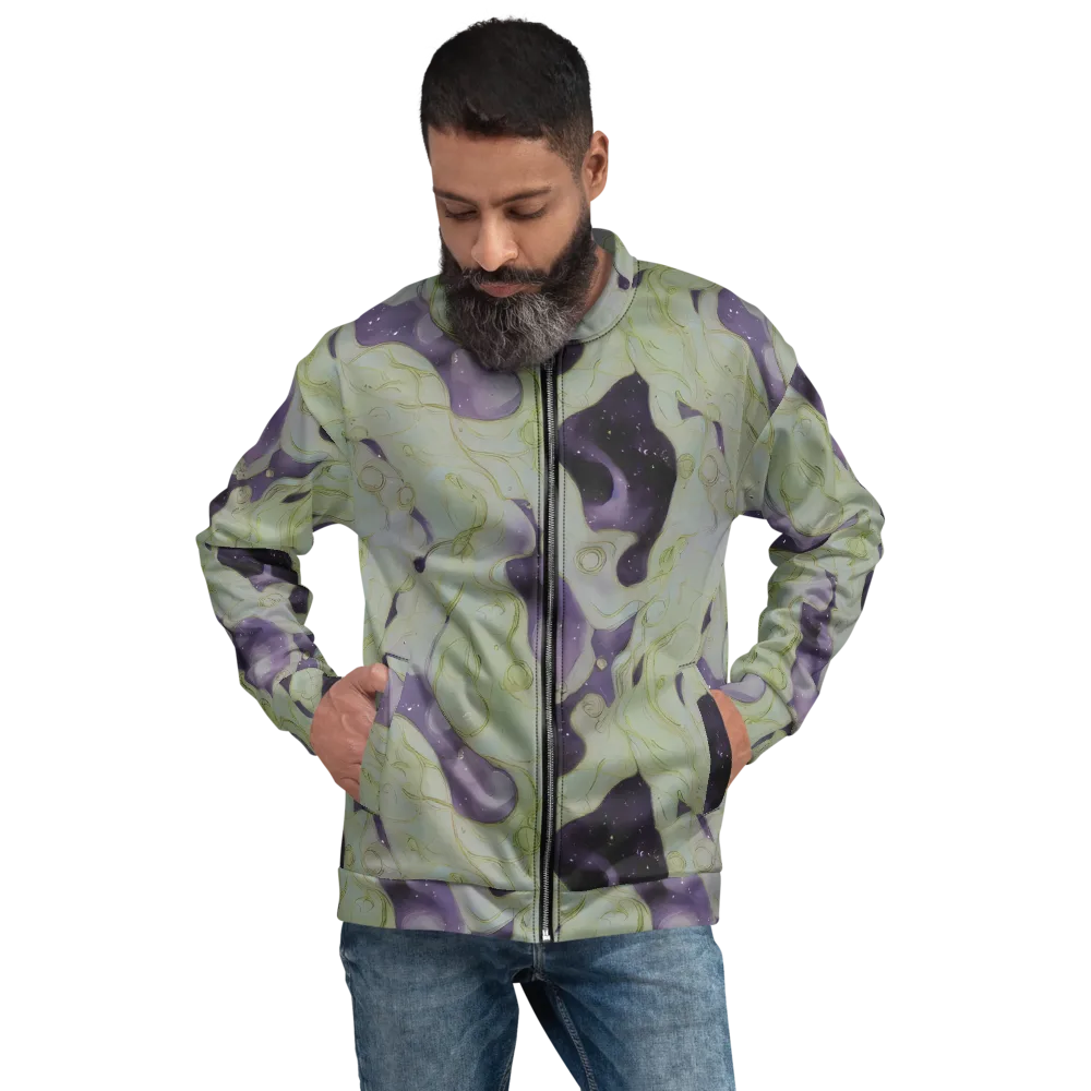 Sage Galaxy on Bomber Jacket — Front