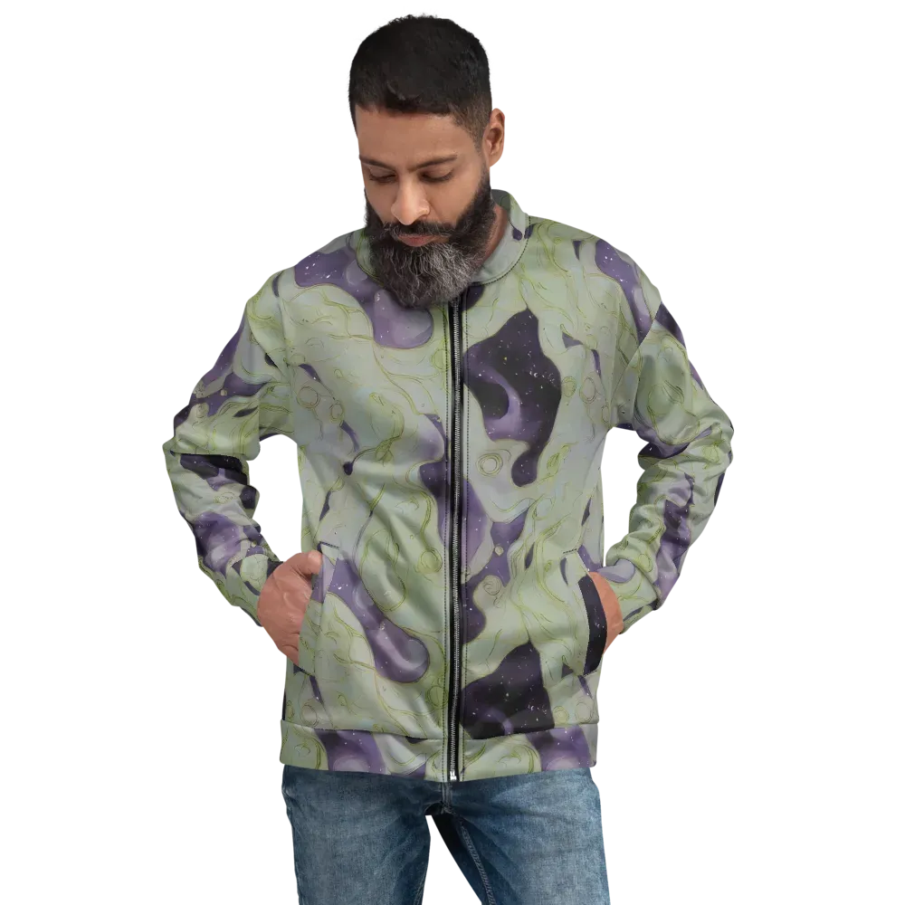 Sage Galaxy on Bomber Jacket — Front