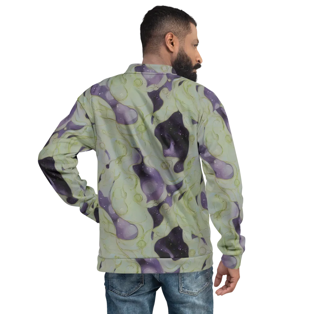 Sage Galaxy on Bomber Jacket — Back