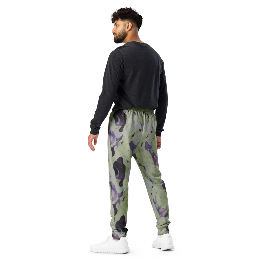 Sage Galaxy on Men's Joggers — Back
