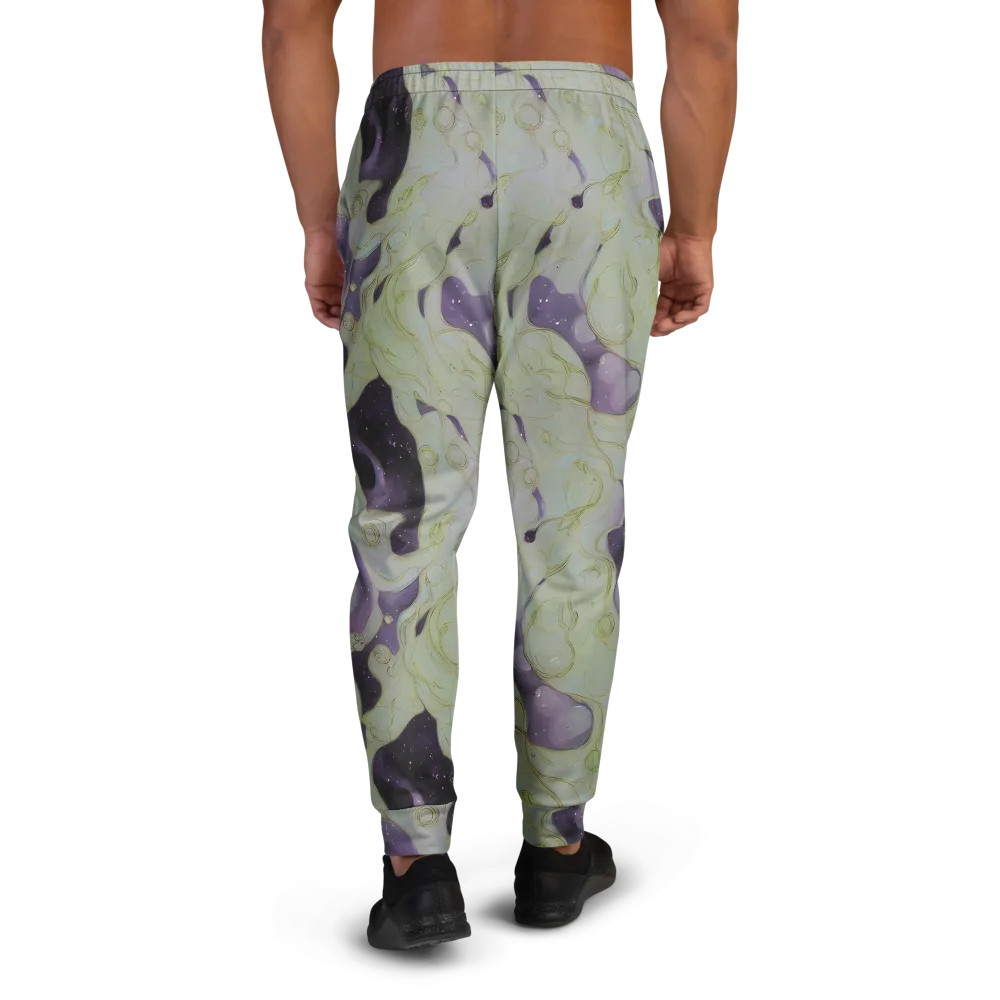 Sage Galaxy on Men's Joggers — Back