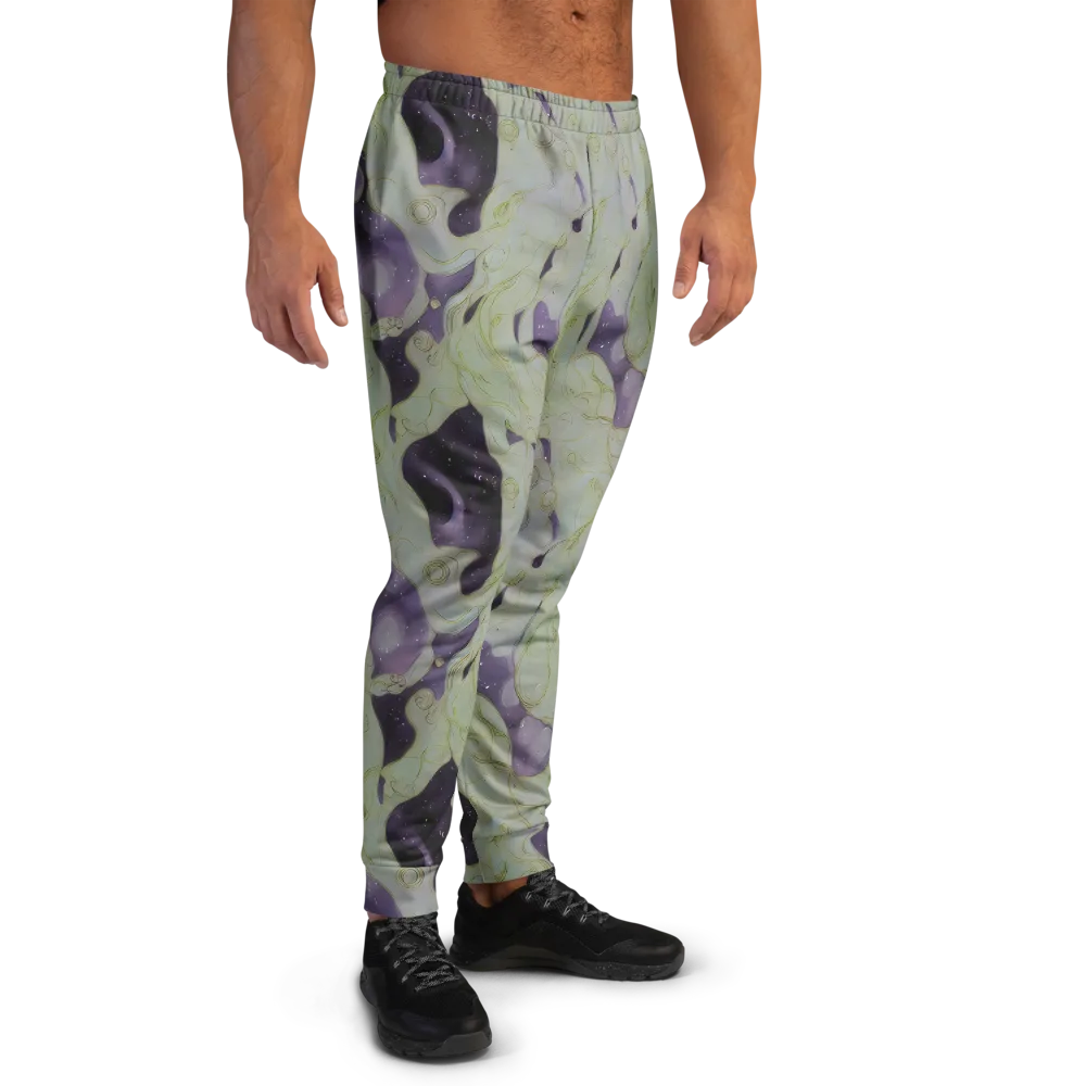 Sage Galaxy on Men's Joggers — Right