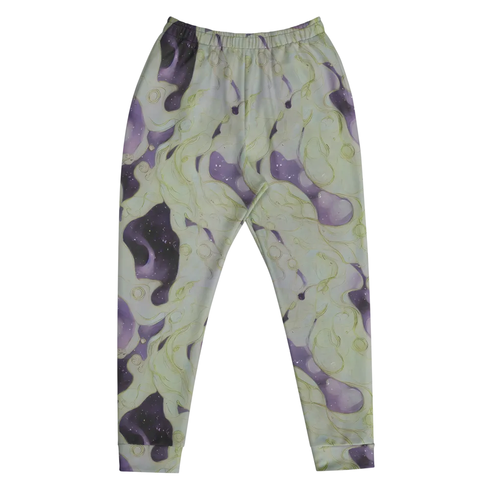 Sage Galaxy on Men's Joggers — Front