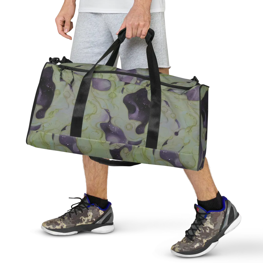 Sage Galaxy on Duffle Bag — Front