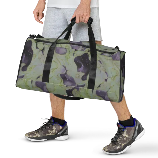 Sage Galaxy on a Duffle Bag