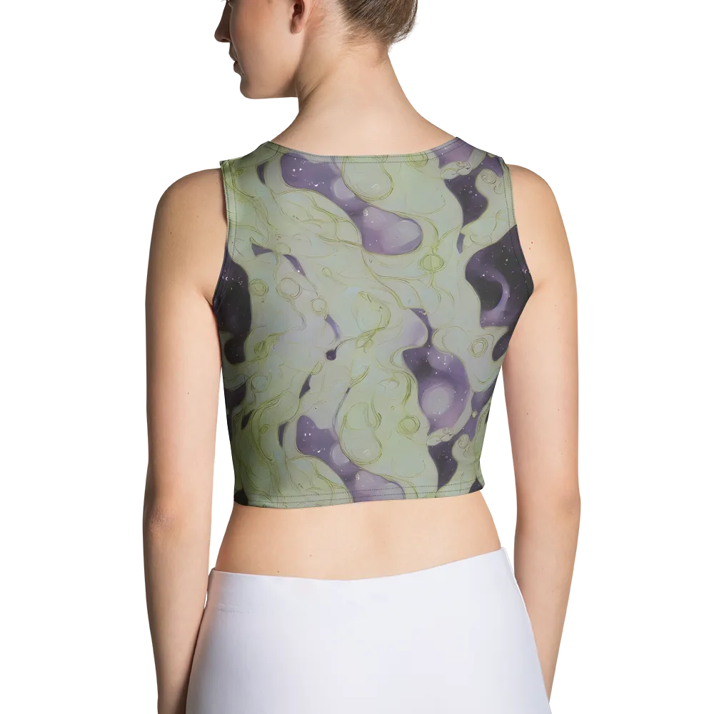 Sage Galaxy on Crop Top — Back