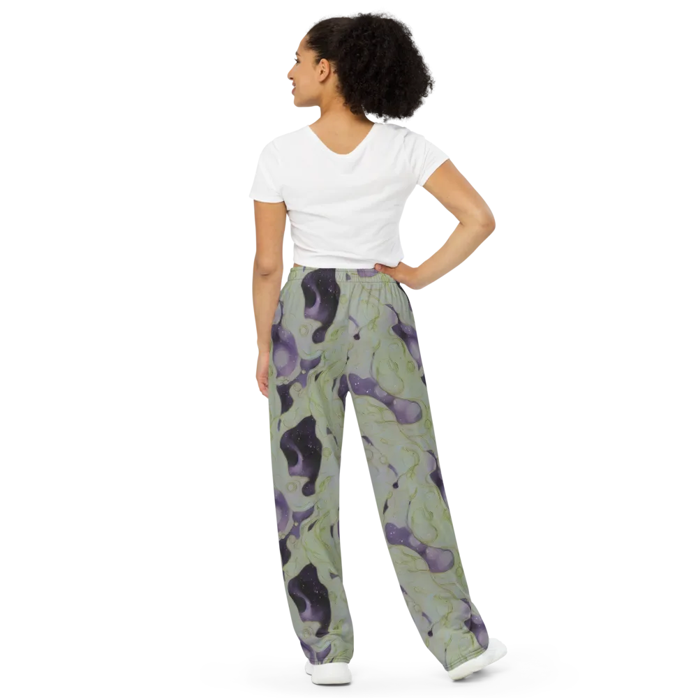 Sage Galaxy on Wide-Leg Pants — Back