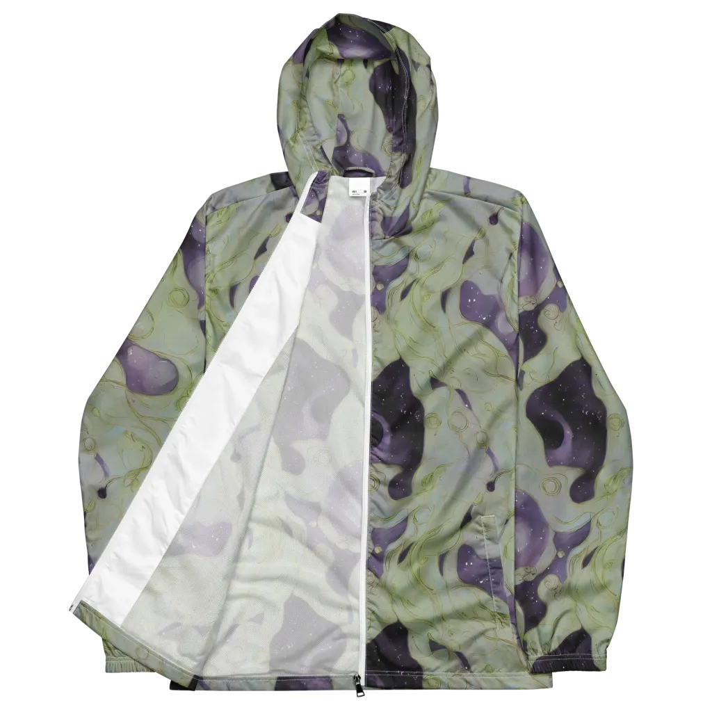 Sage Galaxy on Men's Windbreaker — Front