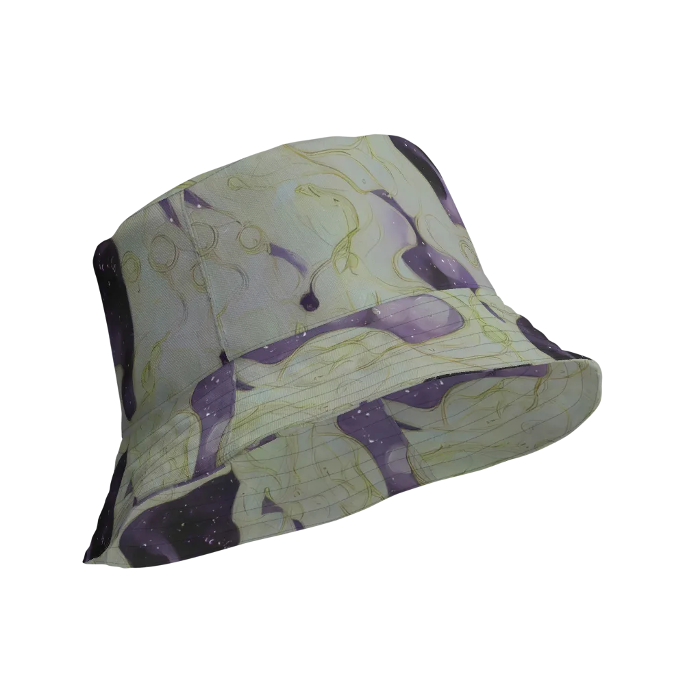 Sage Galaxy on Reversible Bucket Hat — Product details Outside