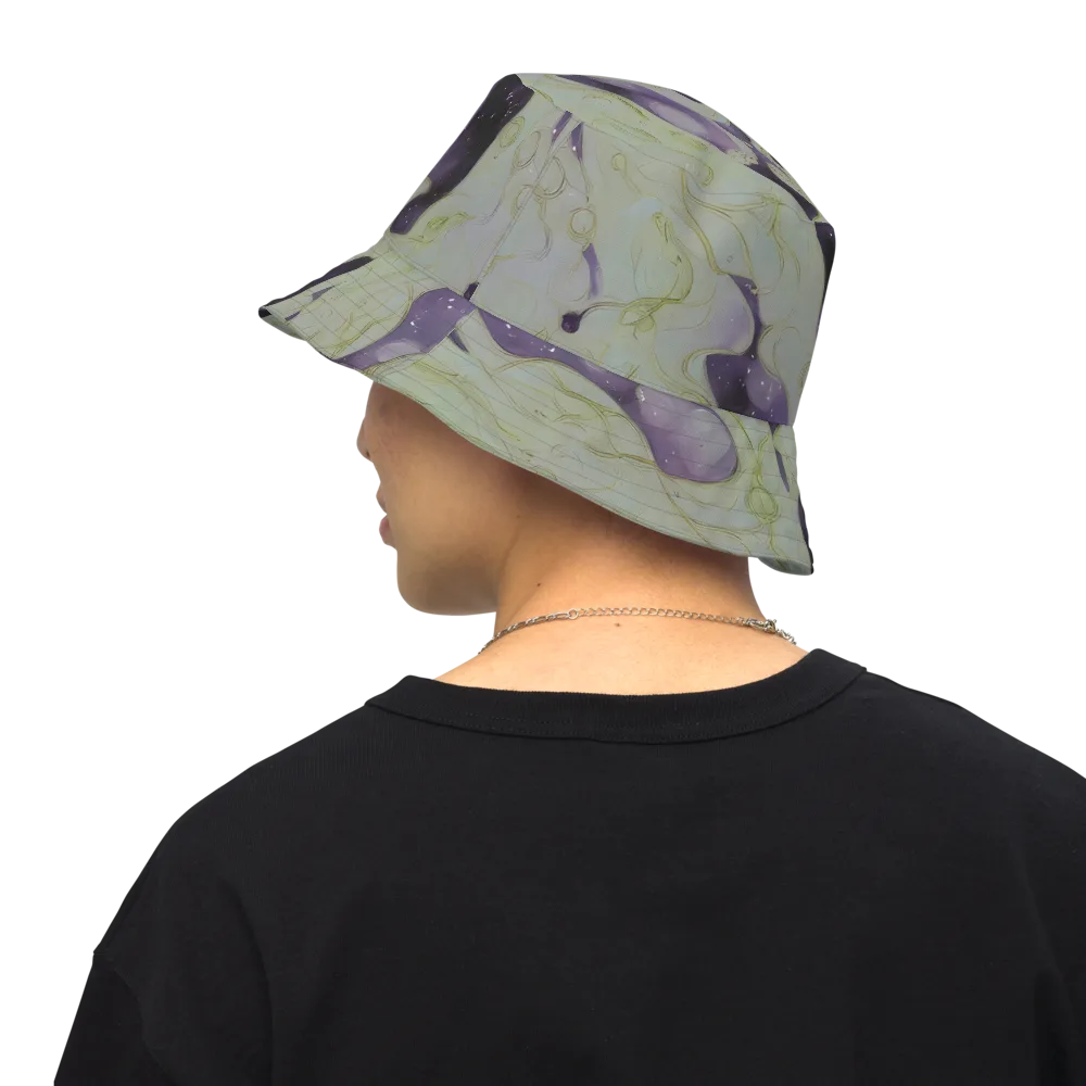Sage Galaxy on Reversible Bucket Hat — Back Inside
