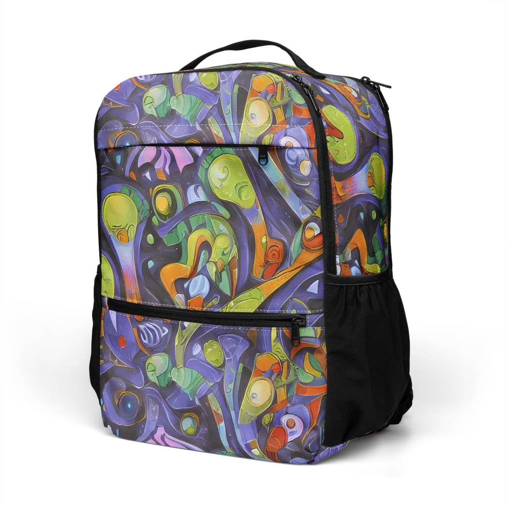 Neon Organism on Utility Backpack — Left Front