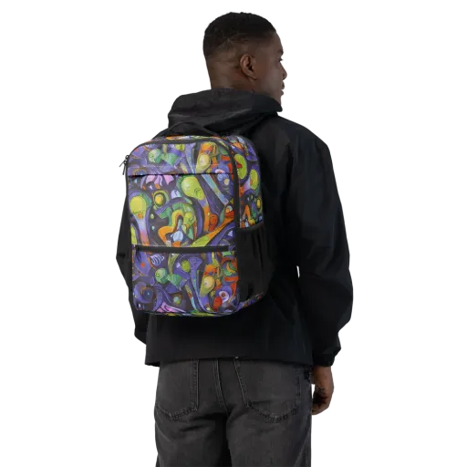 Neon Organism on a Utility Backpack