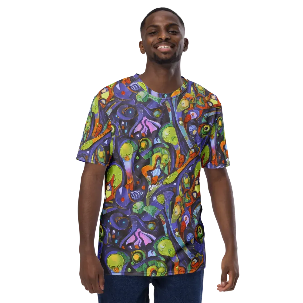 Neon Organism on Men's Crew Neck T-Shirt — Front