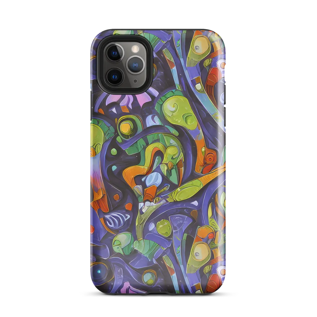 Neon Organism on Tough Case for iPhone® — Front