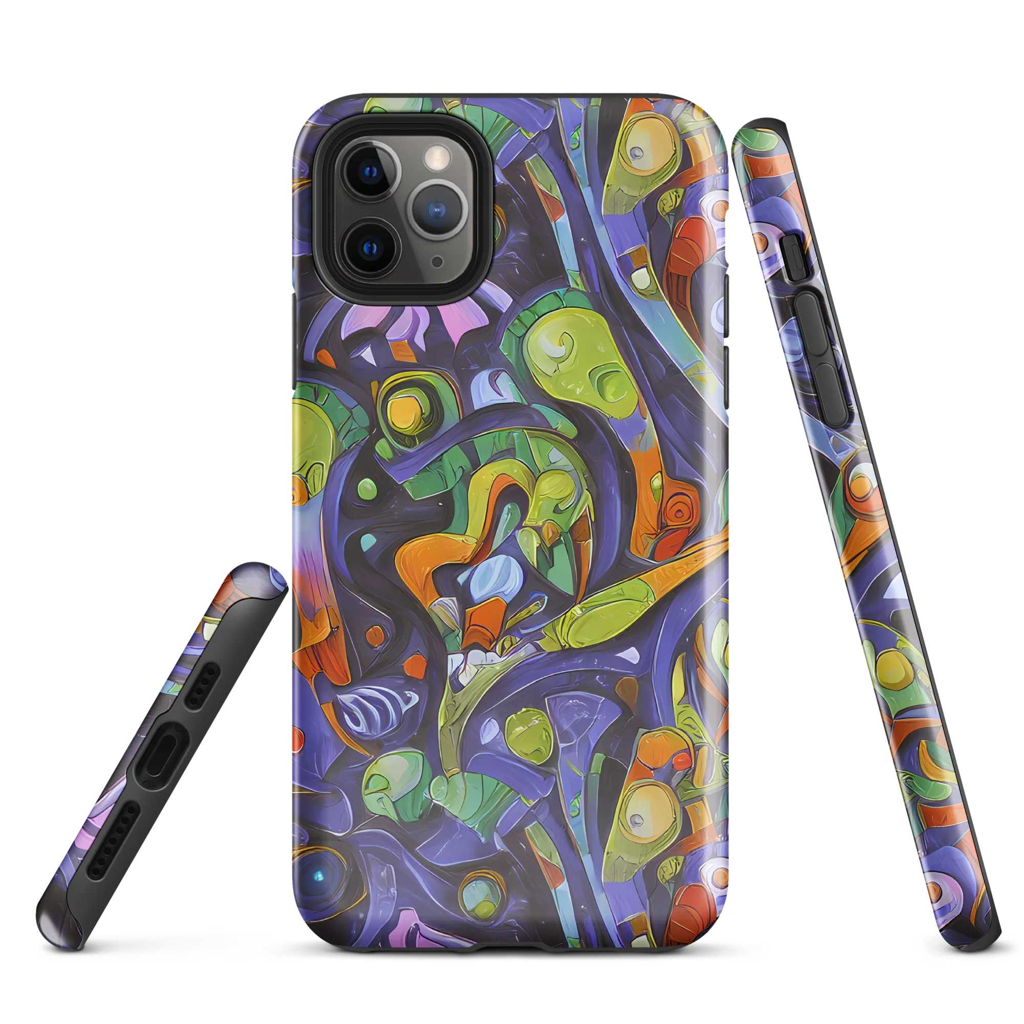 Neon Organism on Tough Case for iPhone® — Front