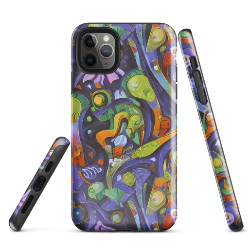 Neon Organism on a Tough Case for iPhone®
