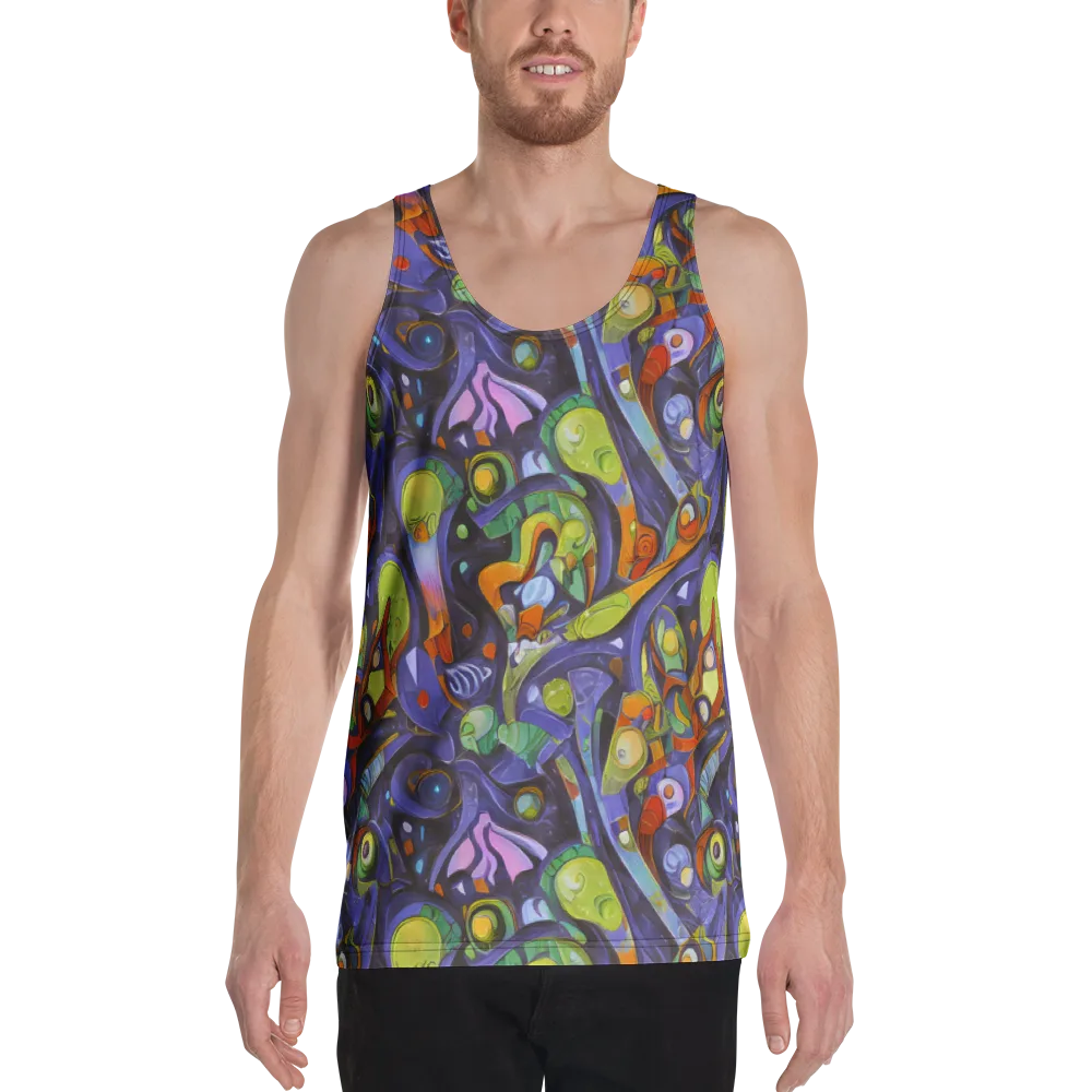 Neon Organism on Men's Tank Top — Front