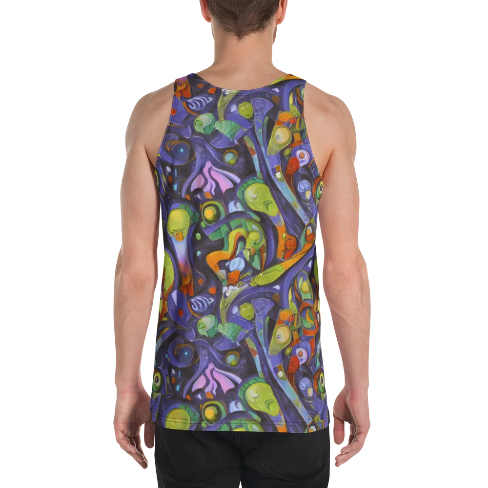 Neon Organism on Men's Tank Top — Back