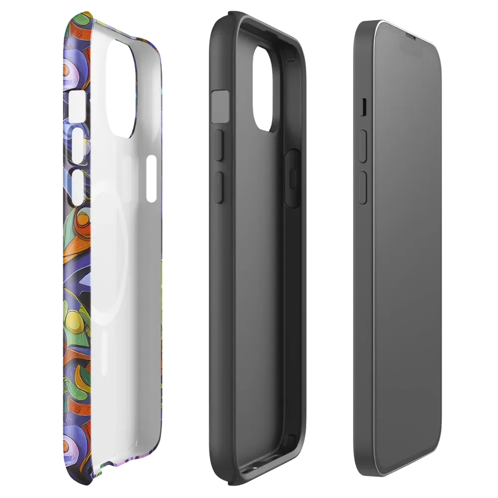 Neon Organism on MagSafe Tough Case for iPhone® — Front