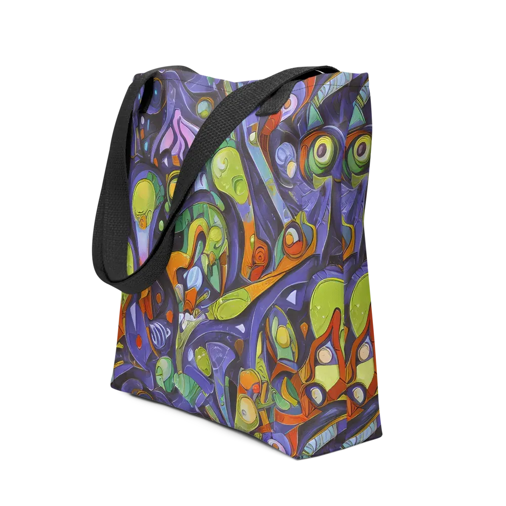 Neon Organism on Tote Bag — Front