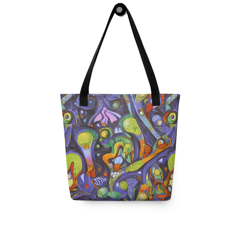 Neon Organism on Tote Bag — Front
